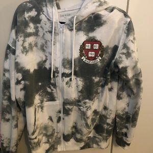 Tie Dye Harvard Sweatshirt